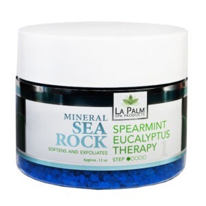 LA PALM Sea Rock Spearmint Eucalyptus – Сіль для ніг з морськими породами, 355 мл