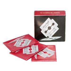 MERKEL Лезвия для педикюрного станка с платиновым покрытием, 10 шт