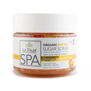 LA PALM Sugar Scrub, Orange Tangerine Zest – Цукрово-олійний скраб з алое вера і вітаміном Е, 355 мл