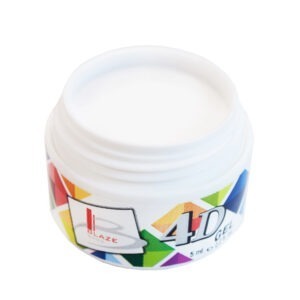 4D Gel – гель-пластилин объемный белый, White, 5 мл