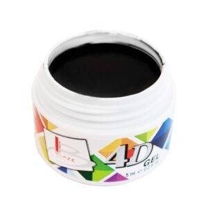 4D Gel – гель-пластилин объемный черный, Black, 5 мл