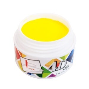 4D Gel – гель-пластилин объемный желтый, Yellow, 5 мл