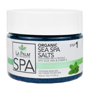 LA PALM Sea Spa Salts, Spearmint Eucalyptus – Сіль для рук і ніг з морськими мінералами, 355 мл