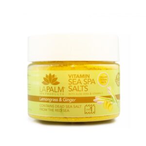 LA PALM Sea Spa Salts, Lemongrass & Ginger – Сіль для рук і ніг з морськими мінералами, 355 мл