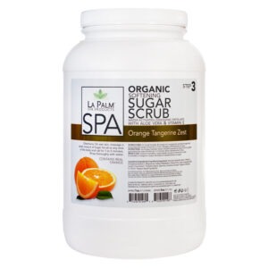 LA PALM Sugar Scrub, Orange Tangerine Zest – Цукрово-олійний скраб з алое вера і вітаміном Е, 3785 мл