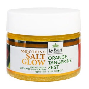 LA PALM Mineral Salt-Glow Orange Tangerine Zest – Олійно-сольовий скраб з алое вера і вітаміном Е, 355 мл