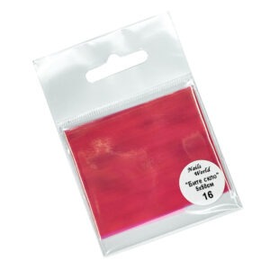 NAILS WORLD Фольга “Бите скло” 16 Bright Pink 5х50см