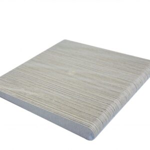 CROMA Пилка для маникюра 120/180 деревянная капля зебра, набор 100 шт