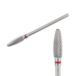 KIMI Фреза твердосплавная, кукуруза, диаметр 4 мм, длина 13 мм, красная
