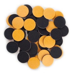 STALEKS Pododisc Змінні файли на м’якій основі для педикюрного диску М, 20 мм, 240 гріт, набір 50 шт