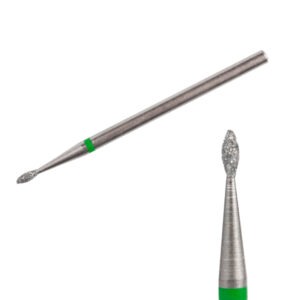 PRO-FEET Фреза алмазна крапля діаметр 2,7 мм зелена