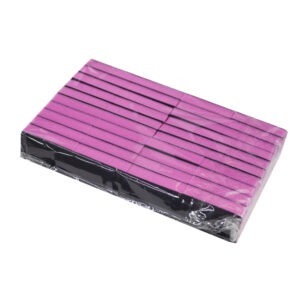 CROMA Мини-баф 180/180 розовый 50х30х12 мм,  набор 40 шт