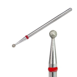 KIMI Фреза алмазная шарик  диаметр 2,3 мм красная