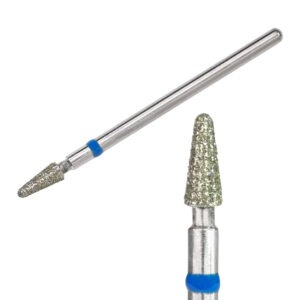 KIMI Фреза алмазная конус диаметр 3 мм длина 7 мм синяя