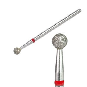 KIMI Фреза алмазная шарик диаметр 4 мм красная