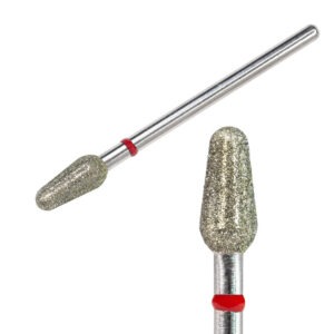 KIMI Фреза алмазная бутон диаметр 4,6 мм длина 10 мм красная