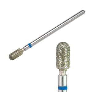 KIMI Фреза алмазная закругленный цилиндр диаметр 3,5 мм длина 7 мм синяя