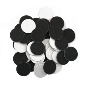 CROMA Сменные файлы для педикюрного диска L, 25 мм, спонж 1 мм, 80 грит, набор 50 шт