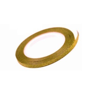 Хром-стрічка, ширина 3 мм, золото