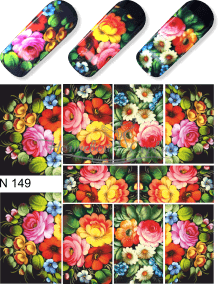 N 149 Розпис Квіти