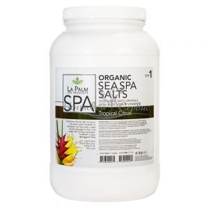 LA PALM Sea Spa Salts, Tropical Citrus – Сіль для рук і ніг з морськими мінералами, 3785 мл