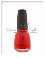 CHINA GLAZE Лак профессиональный, CHINA ROUGE, 15 мл