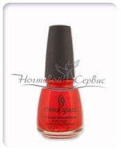 CHINA GLAZE Лак профессиональный, RED PEARL, 15 мл