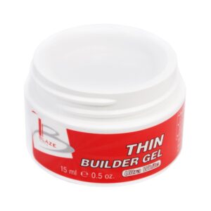 BLAZE Thin Builder Gel, Ultra White – УФ гель конструюючий рідкий, 15 мл