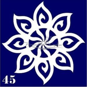 VIH Трафарет для биотату 6х6 см, 045