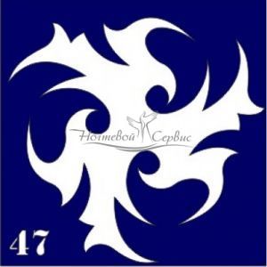 VIH Трафарет для биотату 6х6 см, 047