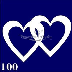 VIH Трафарет для биотату 6х6 см, 100