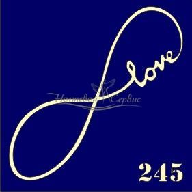 VIH Трафарет для биотату 6х6 см, 245