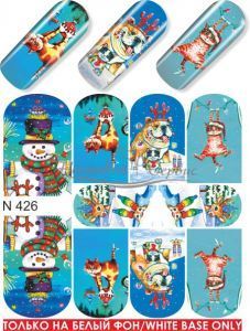 N 426 Снеговик, кот