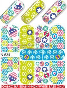 N 534 Снежинки