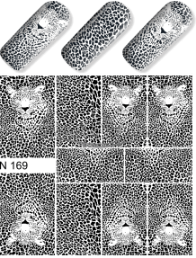 N 169 Леопард ч/б