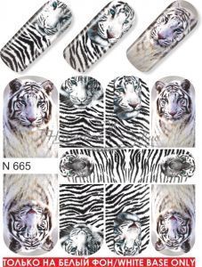 N 665 Белый тигр