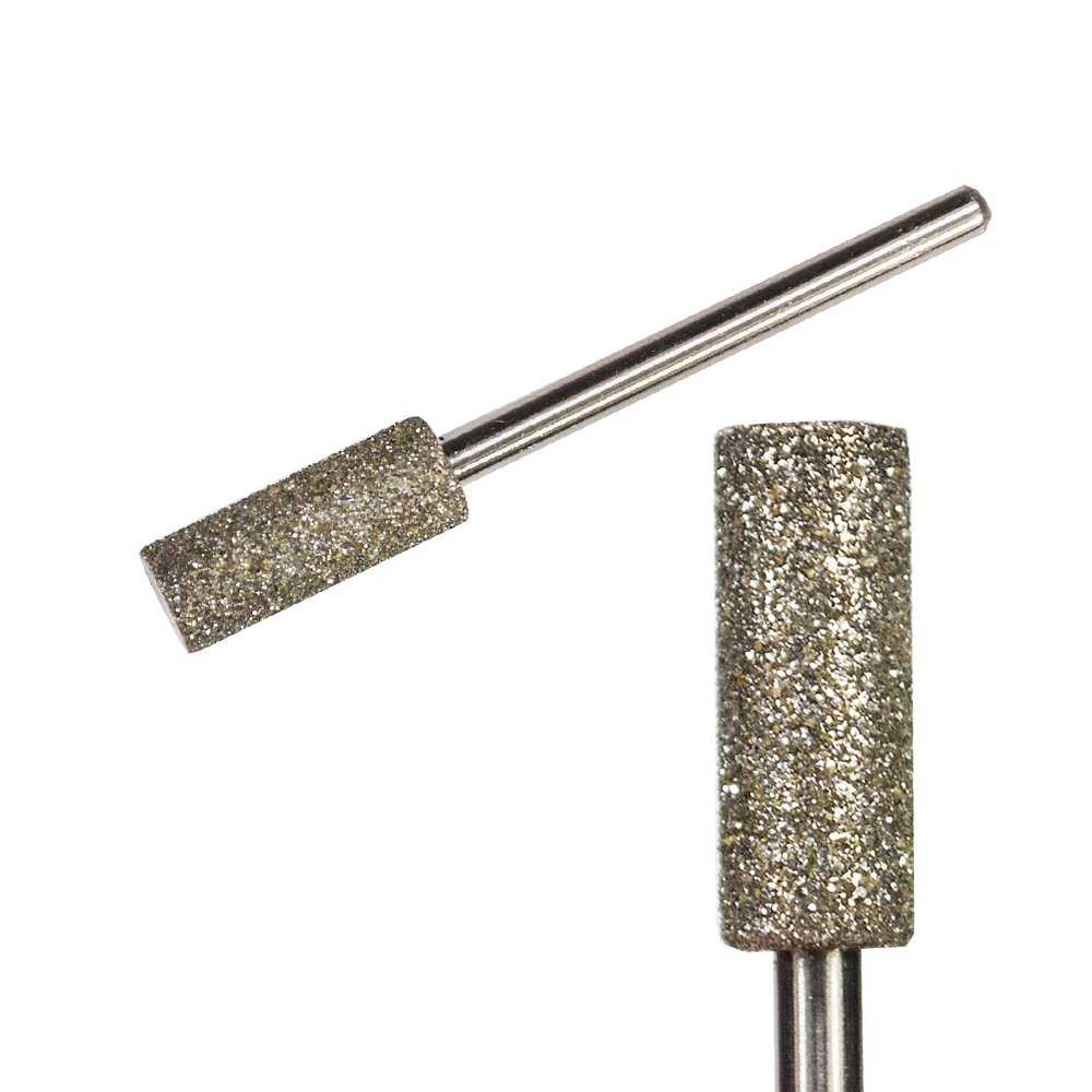 YCC Фреза алмазная цилиндр диаметр 5 мм длина 13 мм красная