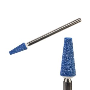 BERKELEY Насадка корундовая усеченный конус, синяя, 4 х 10 мм