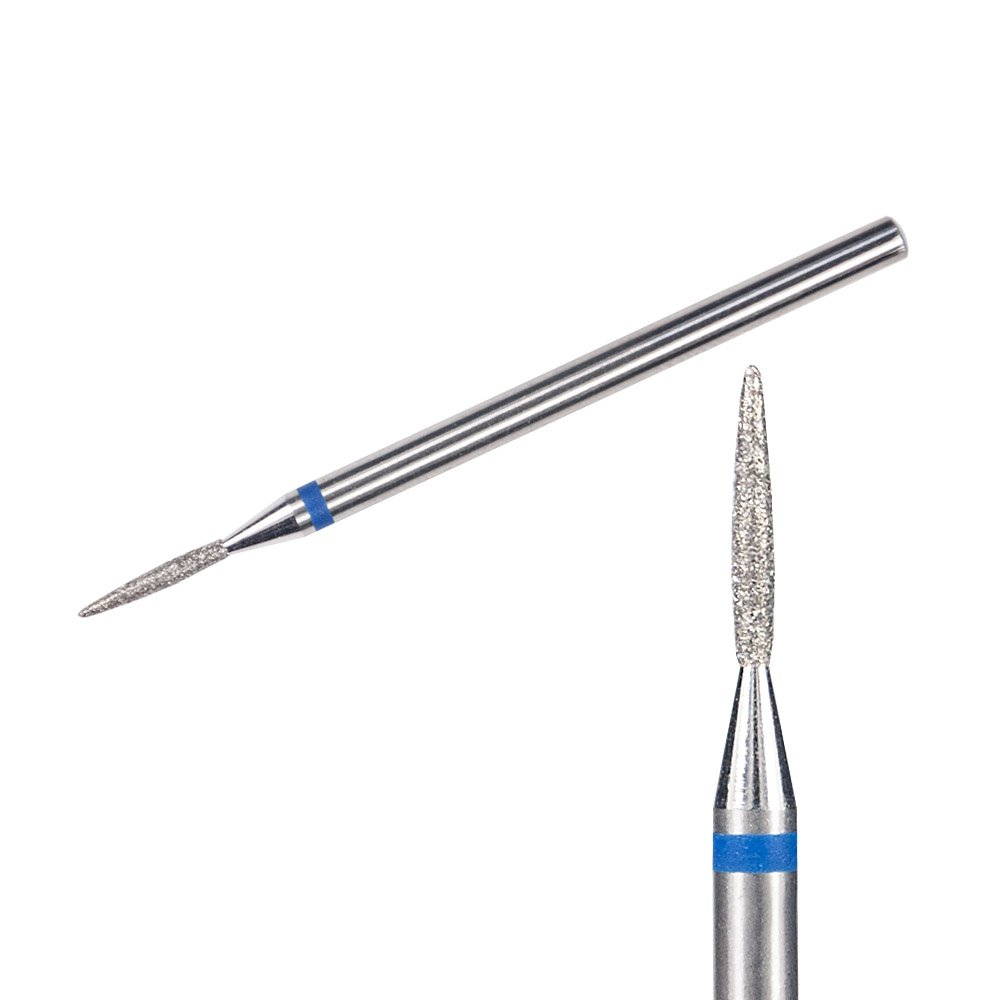 KIMI Фреза алмазная пламя, синяя, 1.2 х 8 мм