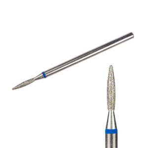 KIMI Фреза алмазная пламя, синяя, 1.6 х 8 мм