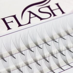 FLASH Ресницы пучковые 6D, изгиб D, толщина 0.07 мм, длина 12 мм, 60 пучков