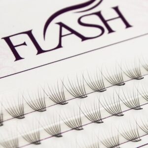 FLASH Ресницы пучковые 8D, изгиб D, толщина 0.07 мм, длина 8 мм, 60 пучков