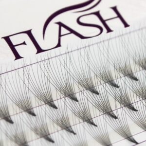 FLASH Ресницы пучковые 10D, изгиб С, толщина 0.07 мм, длина 12 мм, 60 пучков