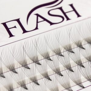 FLASH Ресницы пучковые 10D, изгиб D, толщина 0.07 мм, длина 12 мм, 60 пучков