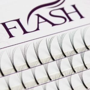 FLASH Ресницы пучковые Tootsy 6D, изгиб D, толщина 0.07 мм, длина 10 мм, 60 пучков