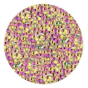 ELEMENTS Стрази скляні для нігтів №3, Rainbow, банка 250 шт