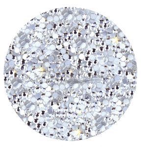 ELEMENTS Стрази скляні для нігтів №3, Crystal, банка 250 шт