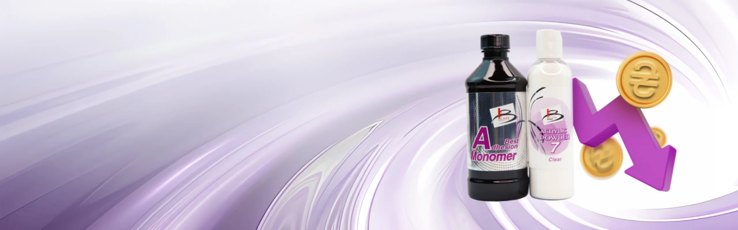 Суперціни на акрилові пудри і мономери