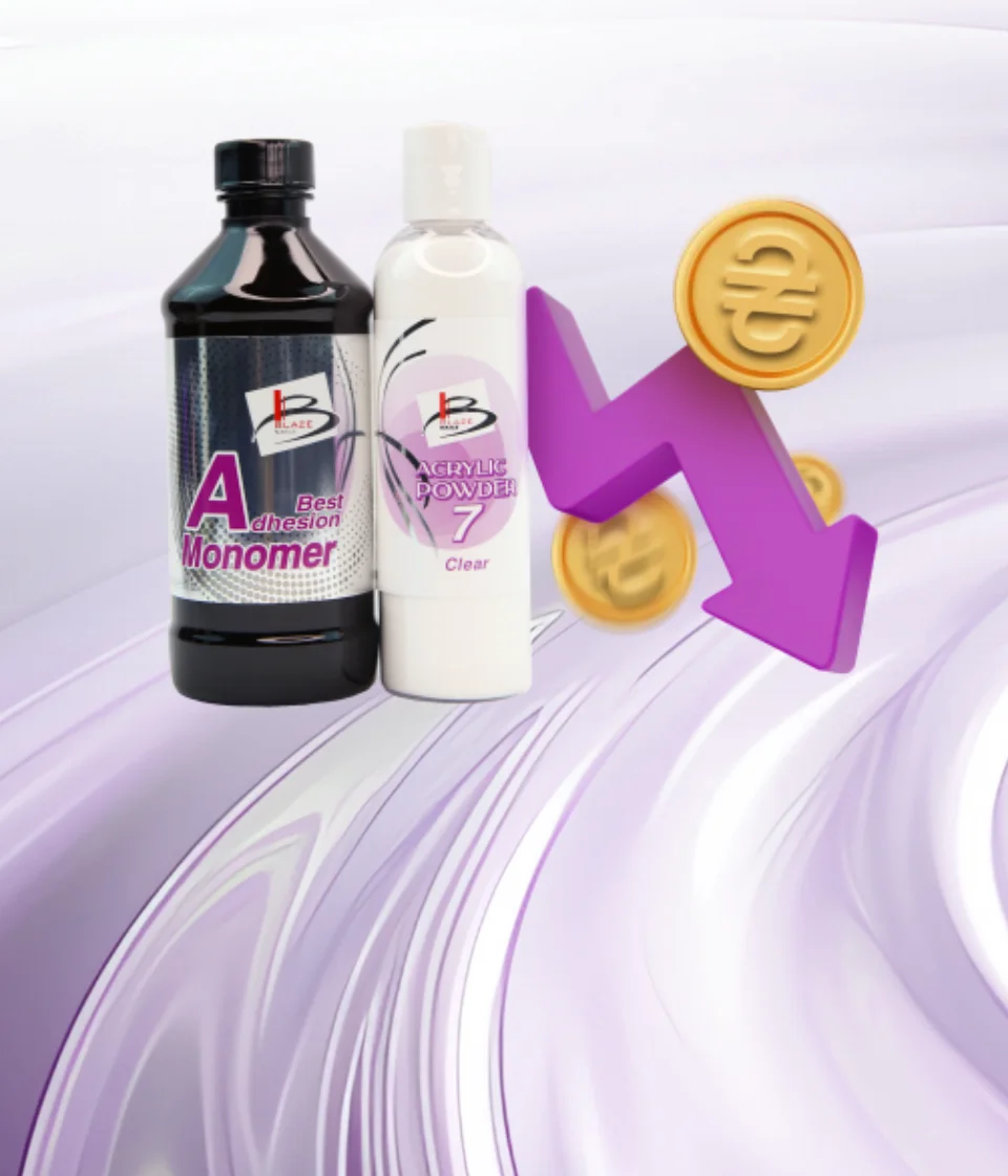 Суперціни на акрилові пудри і мономери